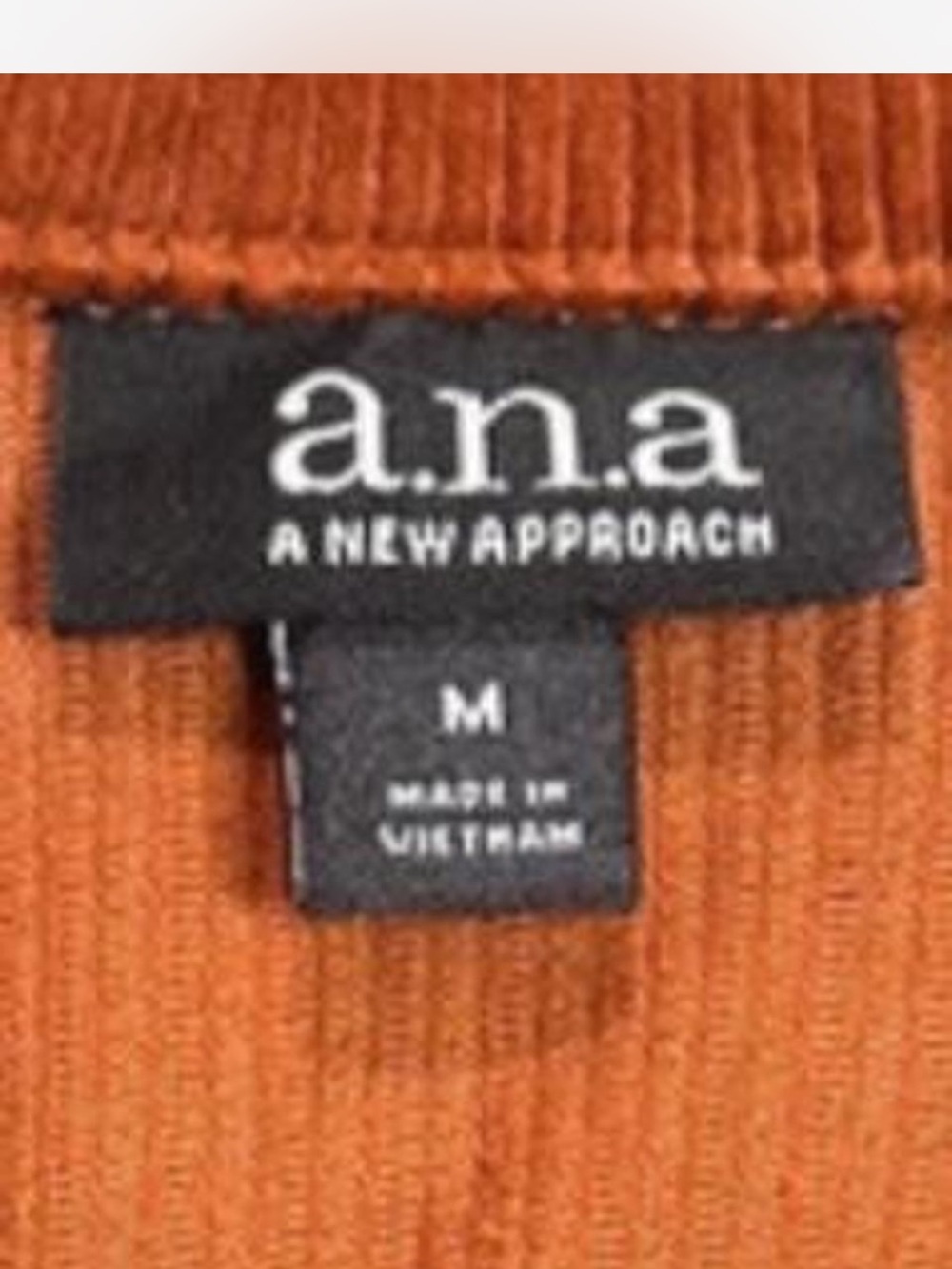 a.n.a Rust Corduroy Trucker Jacket - Picture 4 of 5
